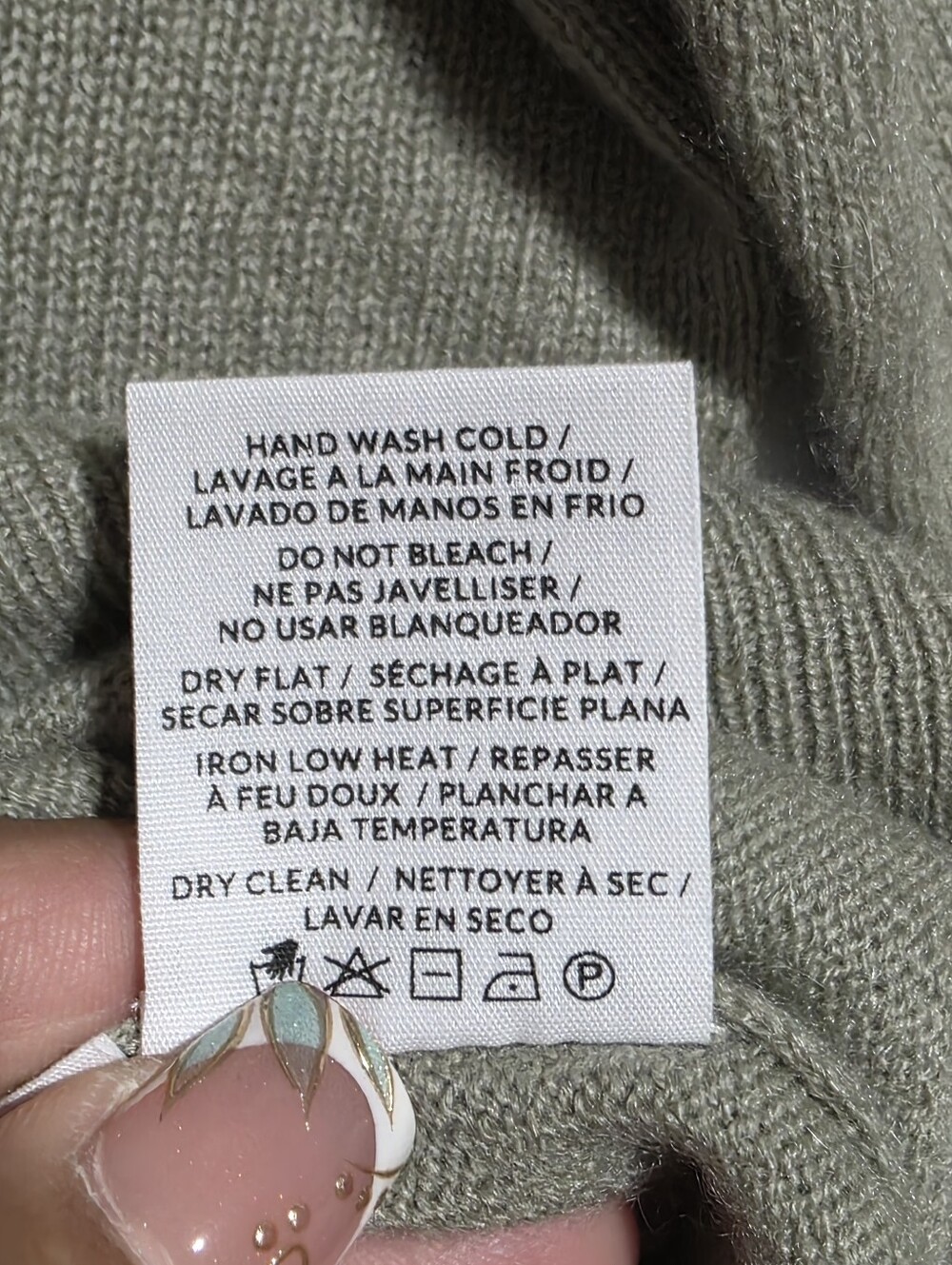 NWT NAADAM THE ORIGINAL CASHMERE SWEATER SAGE SZ L - Picture 13 of 14